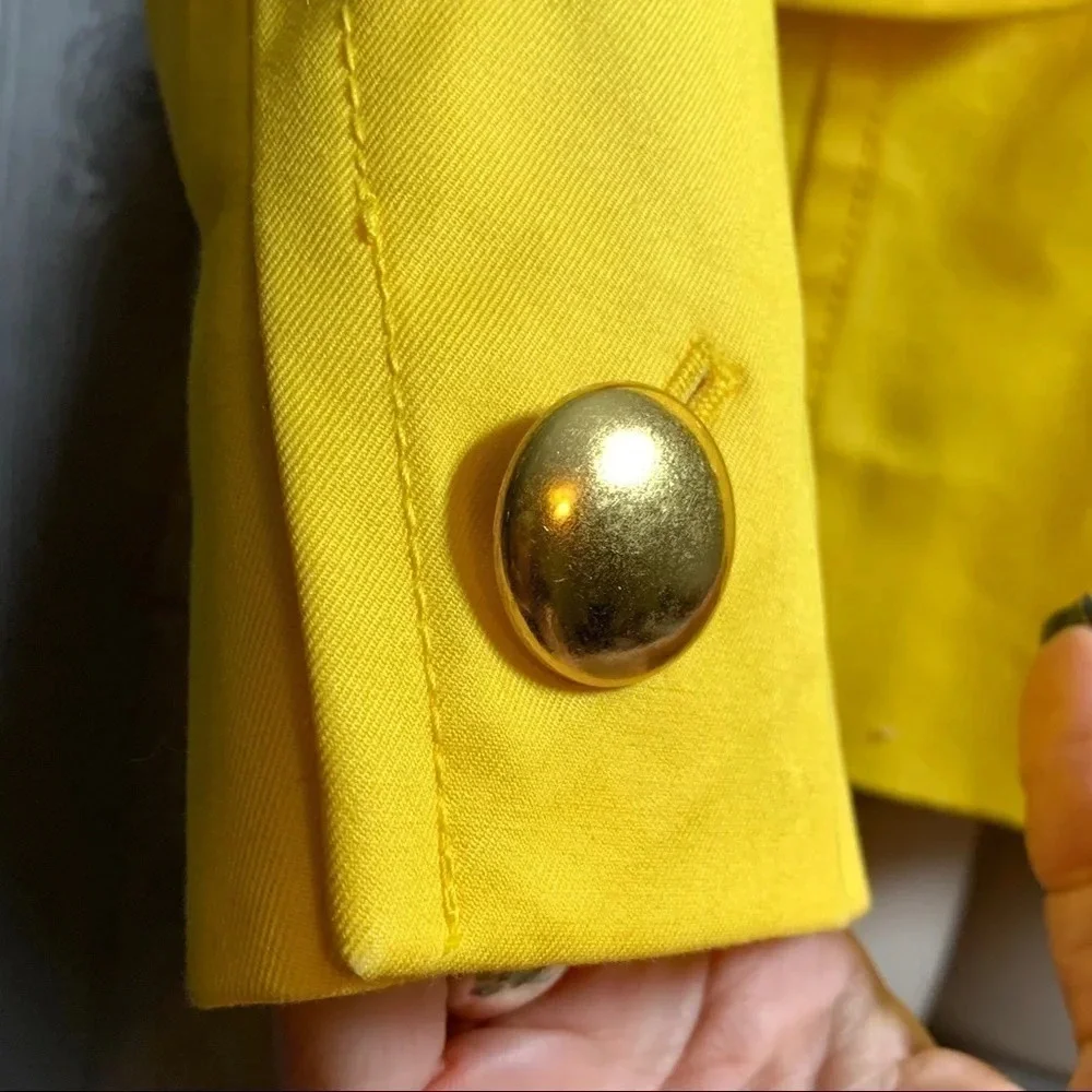 J. Crew Yellow Lemon Trudy Cotton Jacket 00 NWT